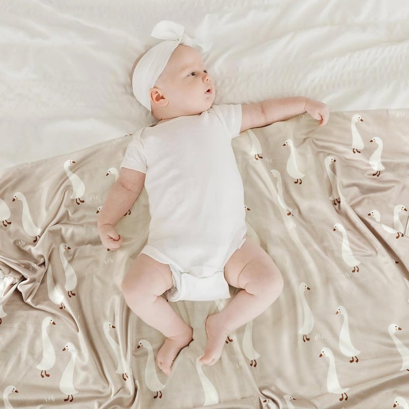 GRSSDER Cute Duck Baby Swaddle Blanket - Image 5